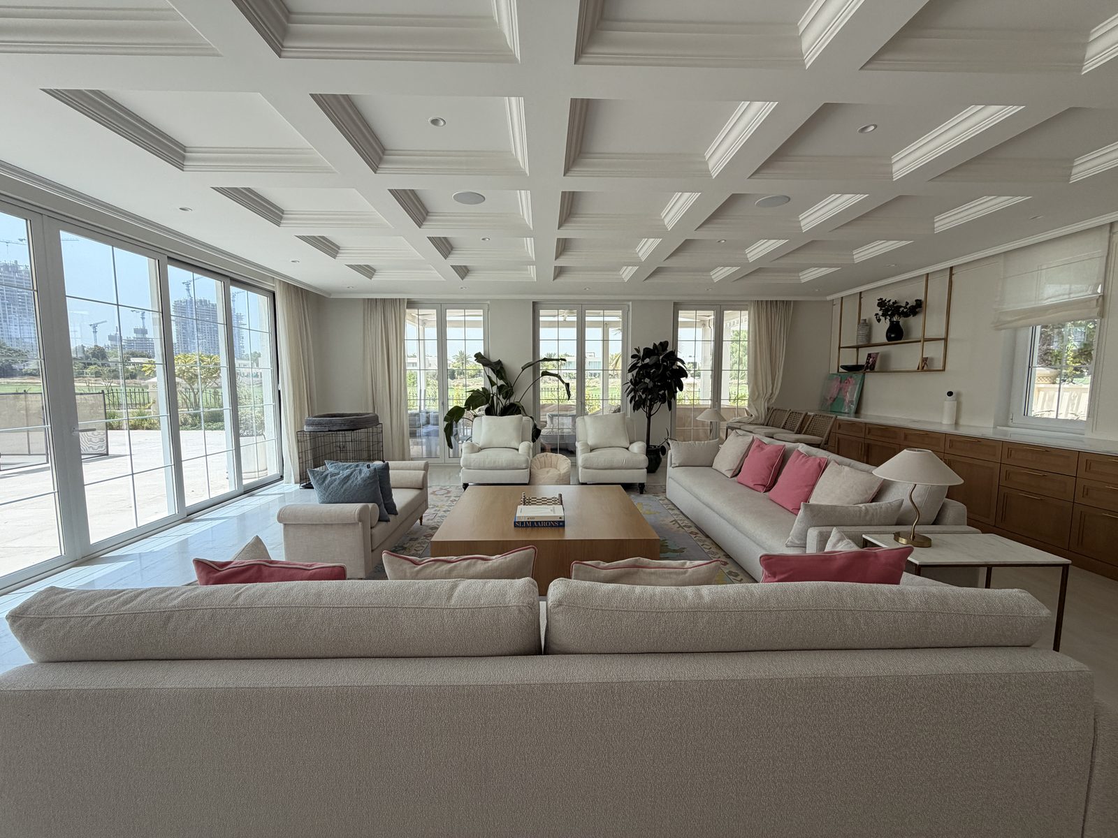 Living room — floors re-grouted, skirting and ceilings made good