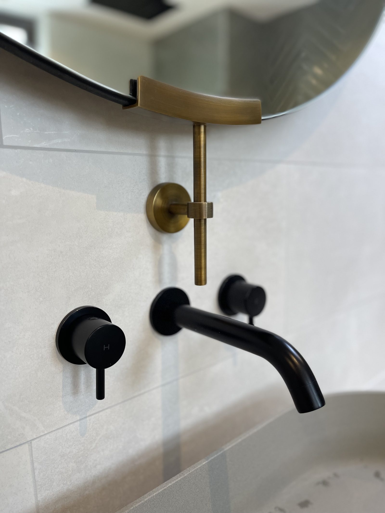 Brass tap detail