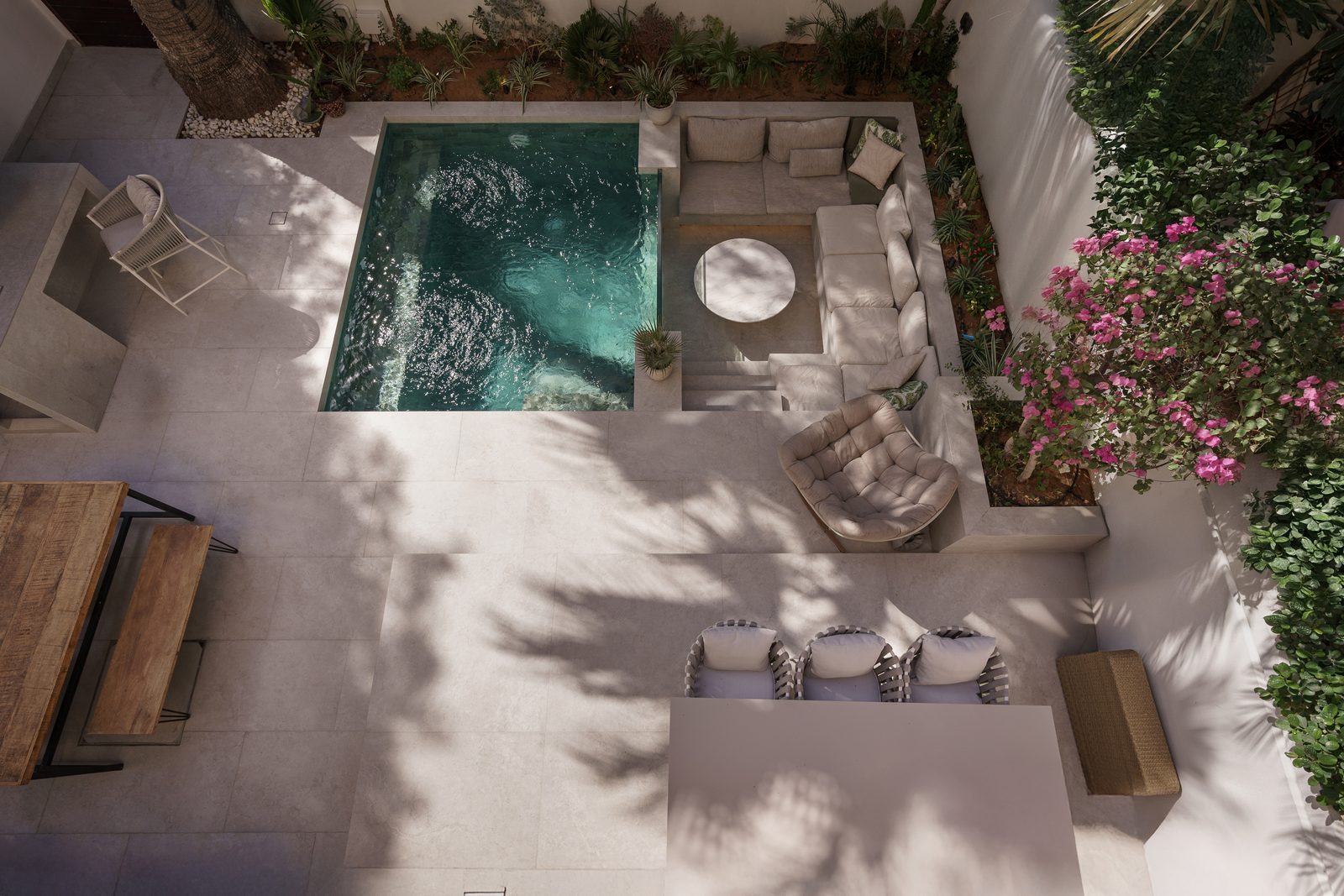 Terrace from above